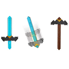 Minecraft Movie - Espada Transformável em Picareta 2 em 1