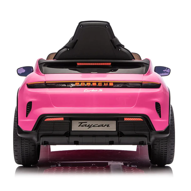 Porsche Taycan Turbo S Rosa 12V 6
