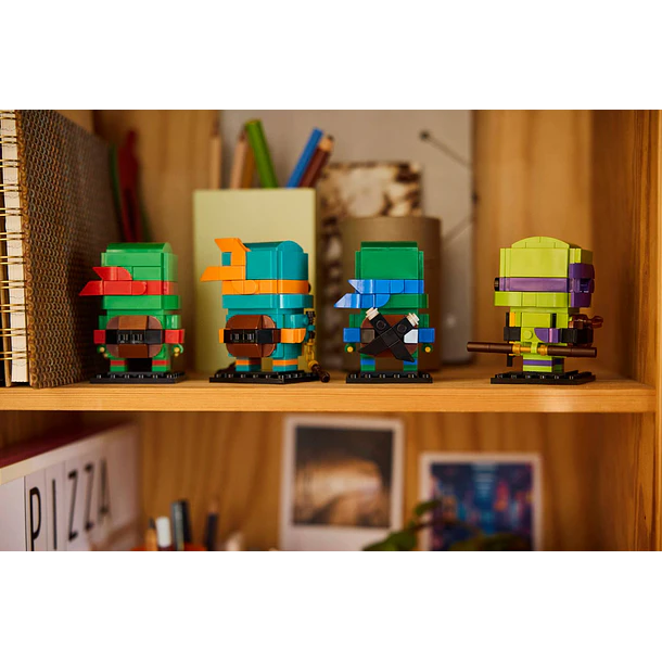 BrickHeadz - Figuras de Teenage Mutant Ninja Turtles 5