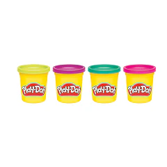 Play-Doh - Pack 4 Potes Cores Vivas