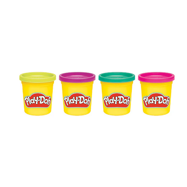 Play-Doh - Pack 4 Potes Cores Vivas 2