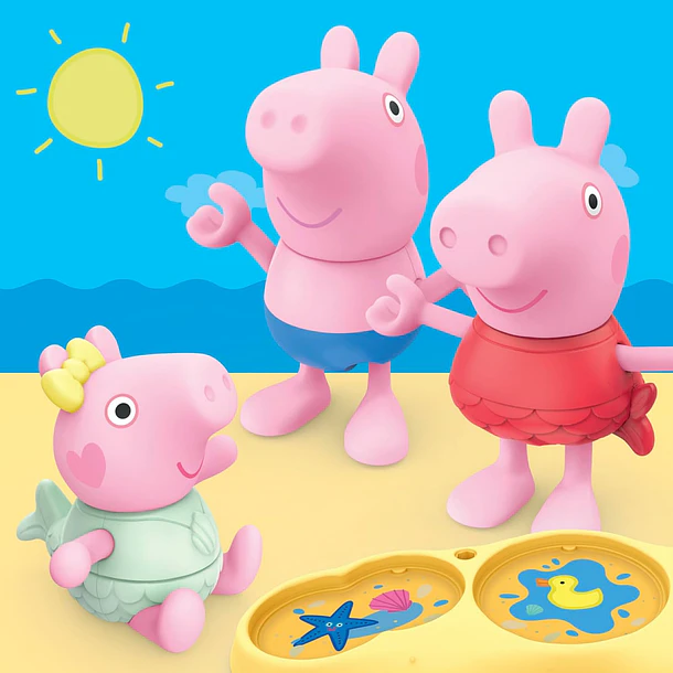 Peppa Pig - Dia na Praia dos Irmãos Pig 4