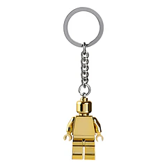 Porta-chaves Minifigura Dourada