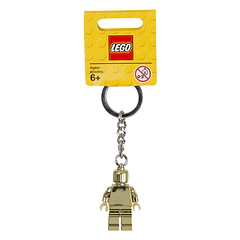 Porta-chaves Minifigura Dourada