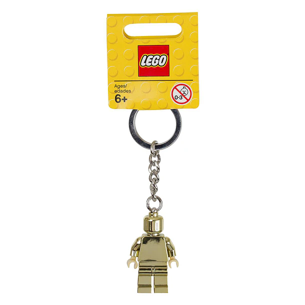 Porta-chaves Minifigura Dourada 1
