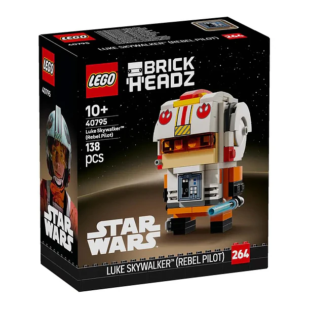 BrickHeadz - Luke Skywalker (Piloto Rebelde) 1
