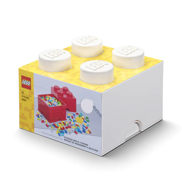 Caixa de Arrumação 4 Brick - Branco 1