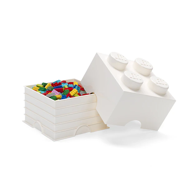 Caixa de Arrumação 4 Brick - Branco 2