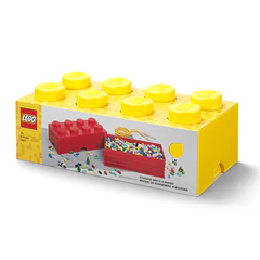 Caixa de Arrumação 8 Brick - Amarelo