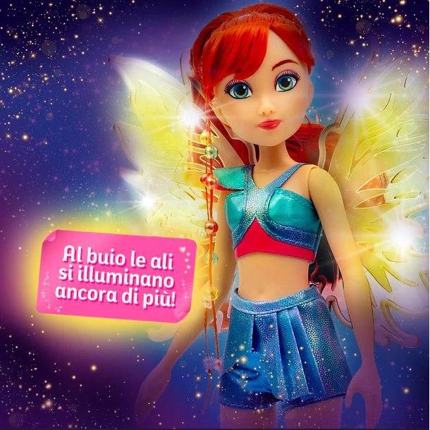 Winx - Boneca Fairy Light Up Wings Bloom 3