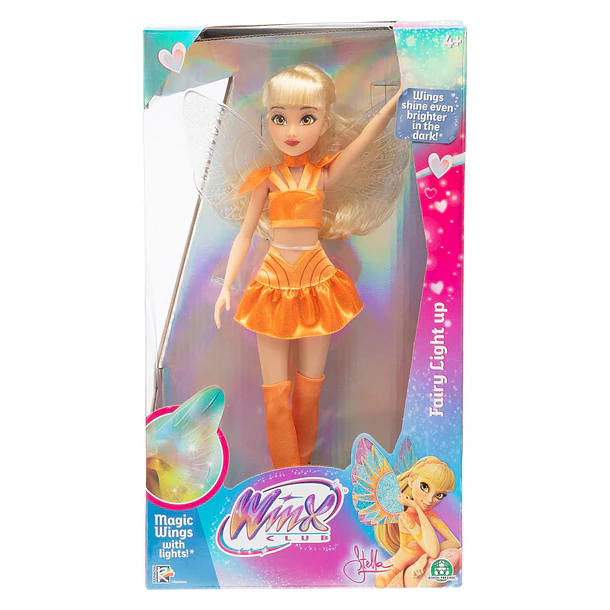 Winx - Boneca Fairy Light Up Wings Stella 1