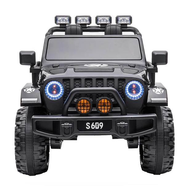 Jeep Gravity Preto 12V 2 Lugares 4