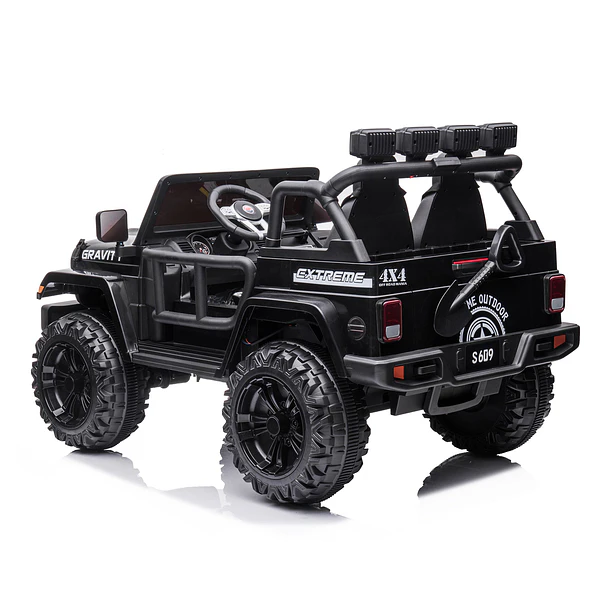 Jeep Gravity Preto 12V 2 Lugares 2