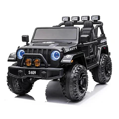 Jeep Gravity Preto 12V 2 Lugares