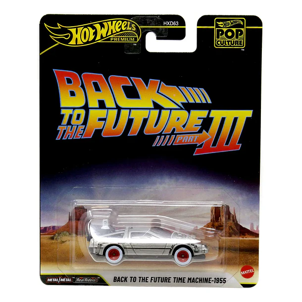 Hot Wheels Pop Culture - Back To The Future Time Machine-1955 