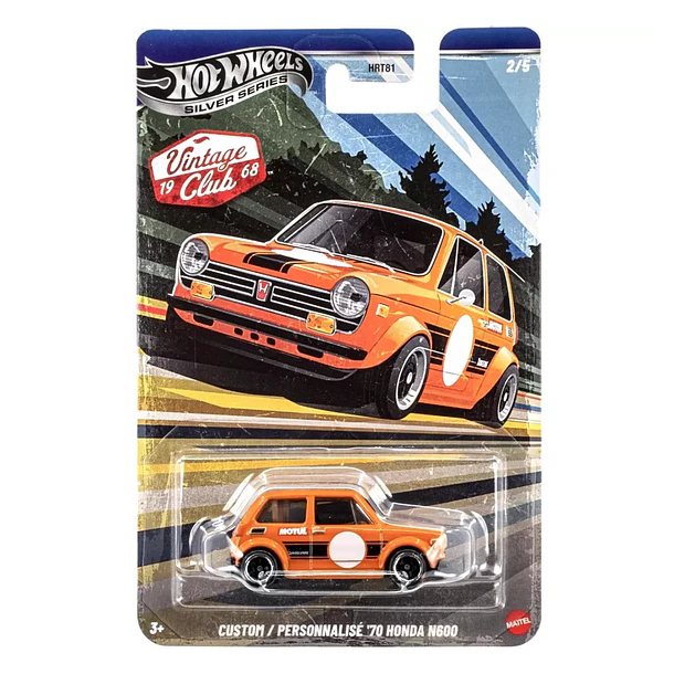 Hot Wheels Silver Series Vintage Club - Custom '70 Honda N600 