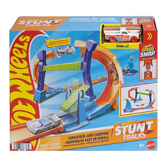 Hot Wheels Stunt Tracks - Corkscrew Jump Champion
