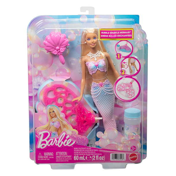 Barbie Bubble Sparkle Mermaid 1
