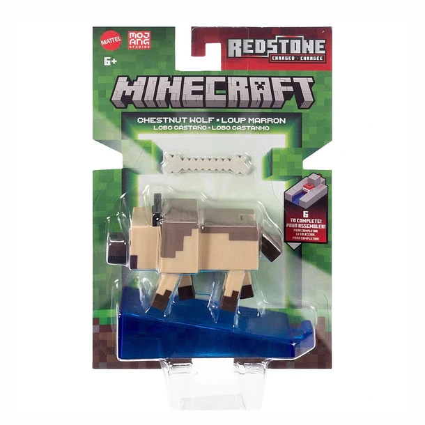 Minecraft Redstone - Lobo Castanho 