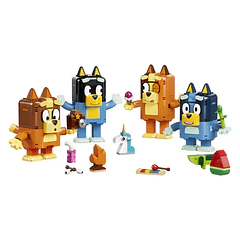 Família da Bluey Construída com Peças