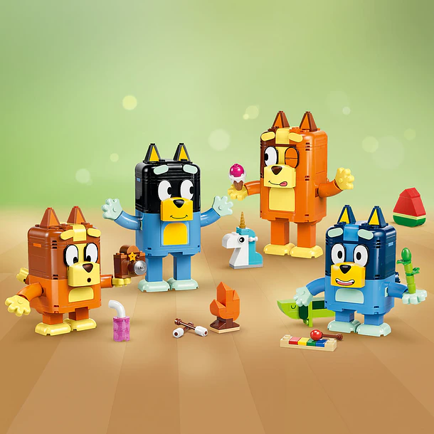 Família da Bluey Construída com Peças 6