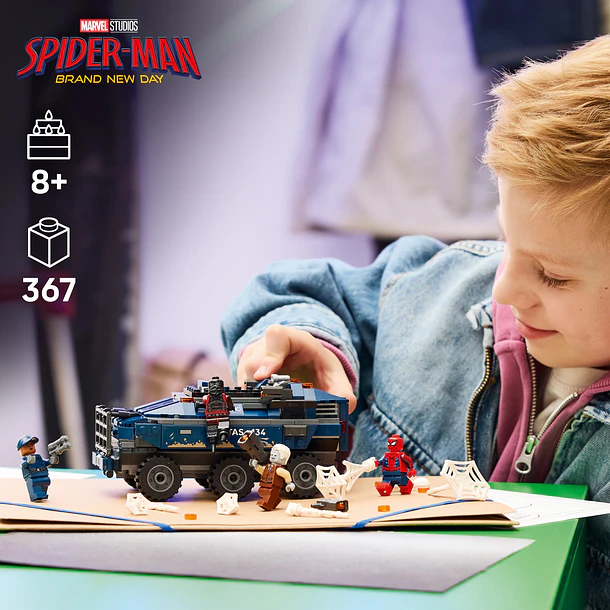 Perseguição do Transporte de Prisioneiros do Spider-Man 7
