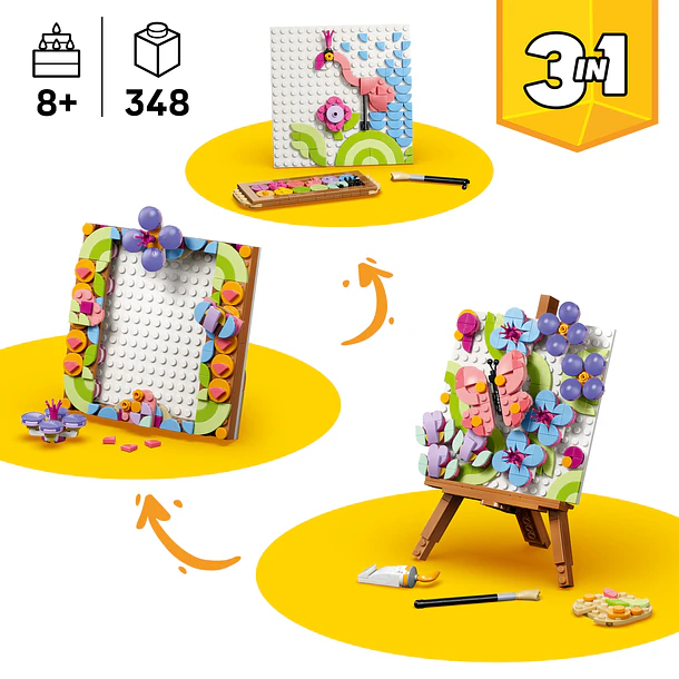 Quadro de Decoração com Arte Floral 3