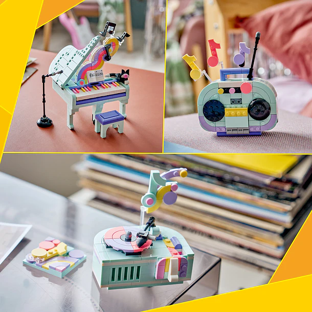 Piano de Decoração Musical com Gato 7