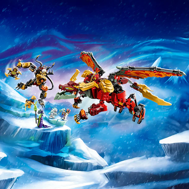 Robô Dragão Transformador da Wyldfyre 5