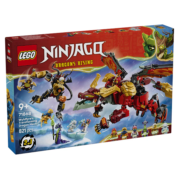 Robô Dragão Transformador da Wyldfyre 1