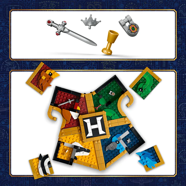 Brasão das Casas de Hogwarts 4