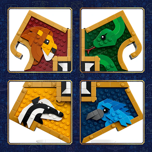 Brasão das Casas de Hogwarts 3