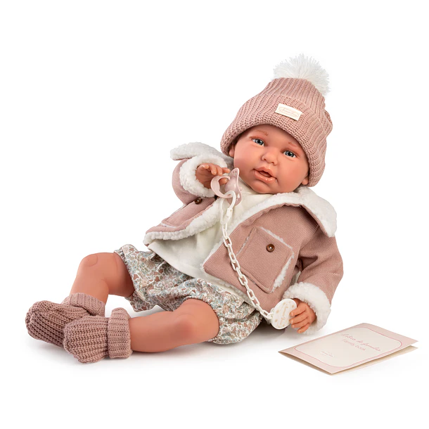 Boneca Reborn Daniela com Casaco de Pele de Carneiro 2
