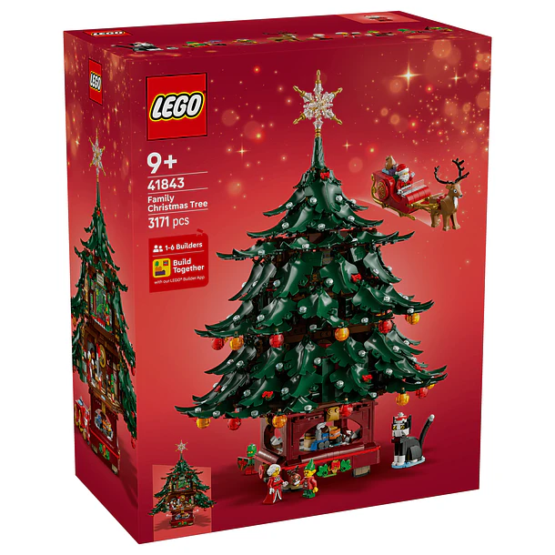 Árvore de Natal Familiar de Decoração 1