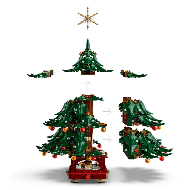 Árvore de Natal Familiar de Decoração 4