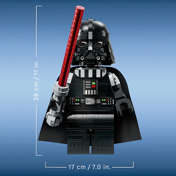 Minifigura Aumentada de Darth Vader 5