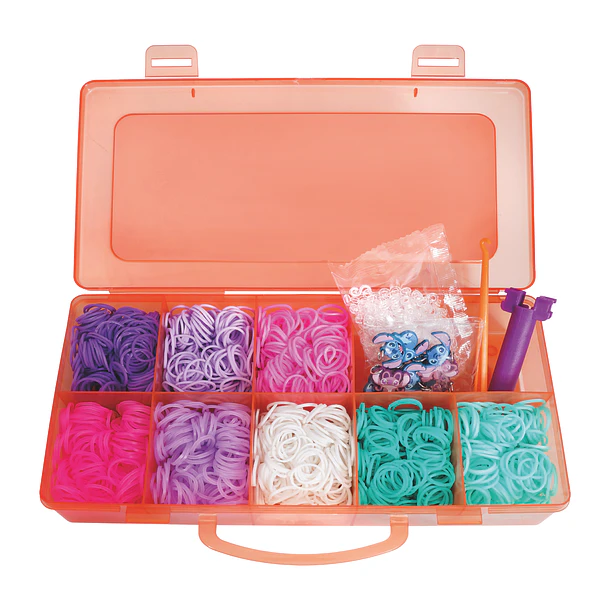 Stitch Plexi Flexi - Caixa Laranja Pulseiras Borracha Loom 2