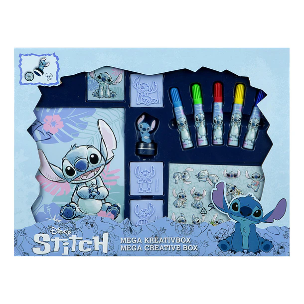 Stitch - Conjunto Colorir com Carimbos 1