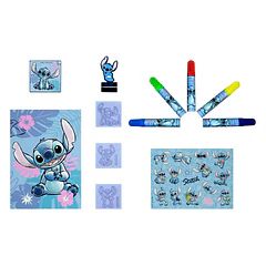 Stitch - Conjunto Colorir com Carimbos