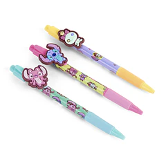 Stitch - Conjunto 3 Canetas Gel