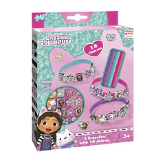 Gabby's Dollhouse - Kit Pulseiras Brilhantes com Pingentes