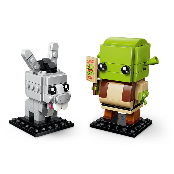BrickHeadz - Figuras de Shrek, Burro e Lacha 3