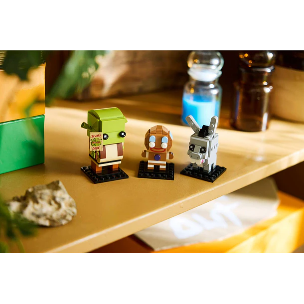 BrickHeadz - Figuras de Shrek, Burro e Lacha 5