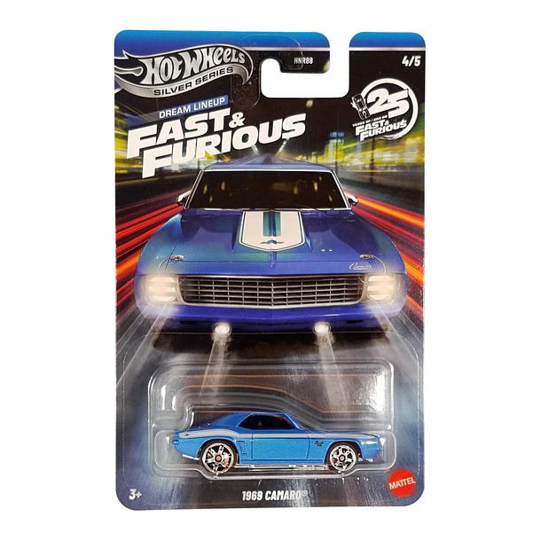Hot Wheels Silver Series Dream Lineup Fast & Furious - 1969 Camaro 