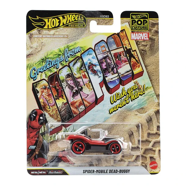 Hot Wheels Pop Culture - Deadpool Spider-Mobile Dead-Buggy 