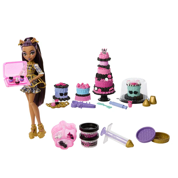 Monster High - Scary Sweet Birthday Cake Kit Clawdeen Wolf 2