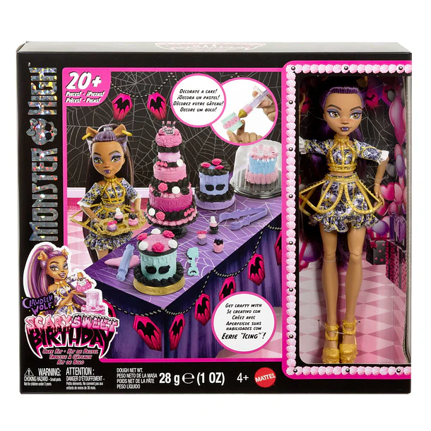 Monster High - Scary Sweet Birthday Cake Kit Clawdeen Wolf 1