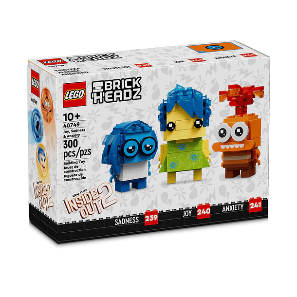 BrickHeadz - Alegria, Tristeza e Ansiedade 1