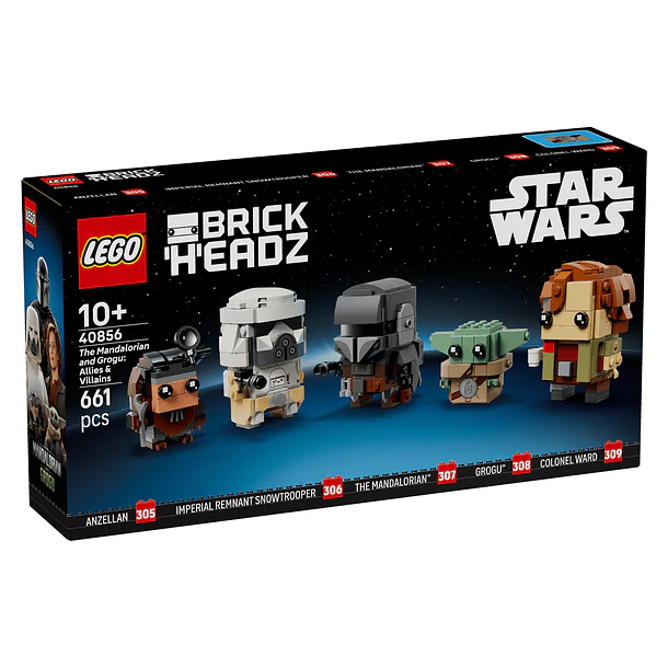 BrickHeadz - The Mandalorian e Grogu: Aliados e Vilões 1