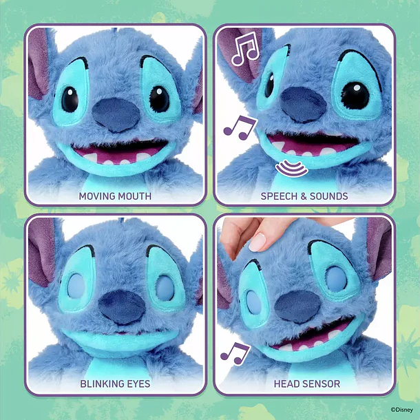 Peluche Stitch Palm Puppetronics 4